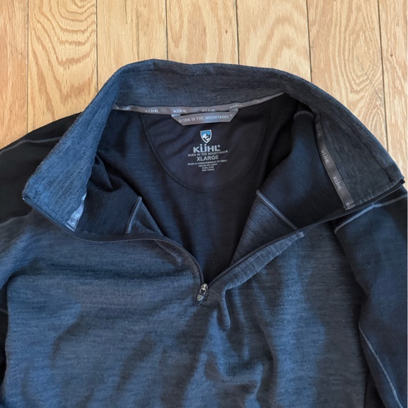 Kuhl Men's Charcoal Gray 1/4 Zip - Picture 1 of 5